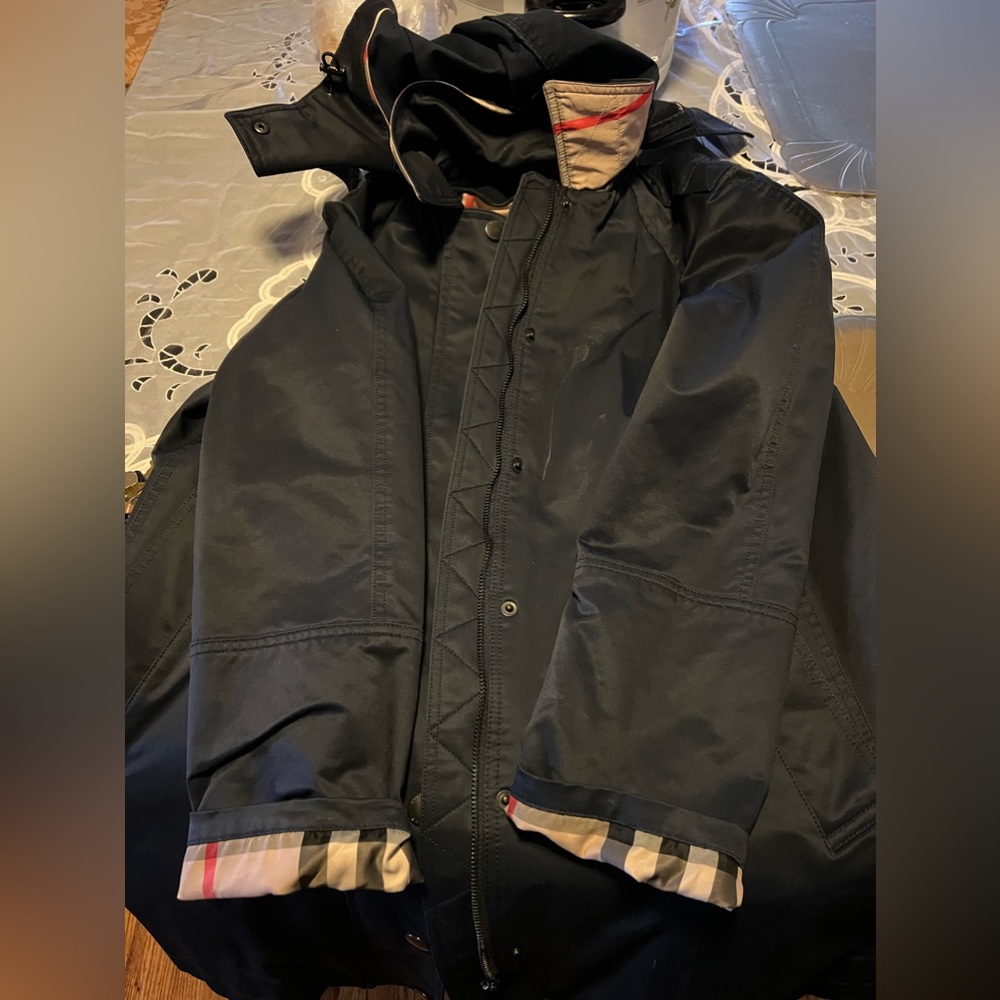 Burberry  Bowpark rain coat.